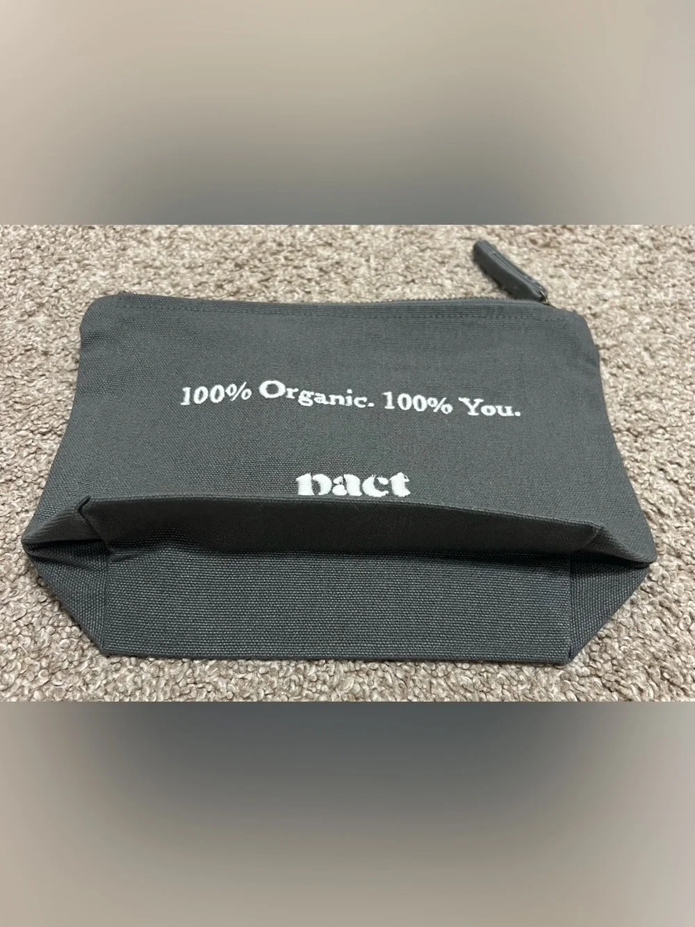 Pact 100% Organic Cotton Multi Use Trio Bag Set in Black, Cream & Purple NEW!